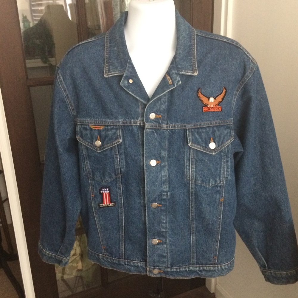 Harley Davidson Men"s Biker Jacket L